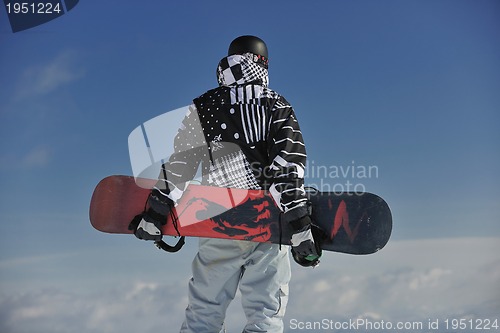 Image of snowboarder portrait