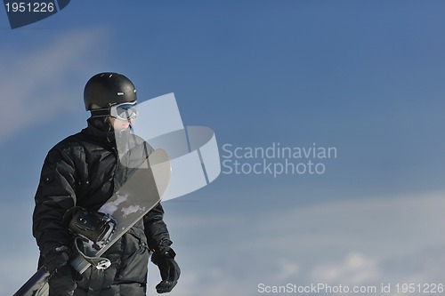 Image of snowboarder portrait