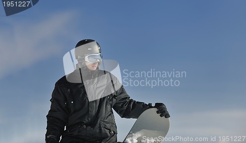 Image of snowboarder portrait