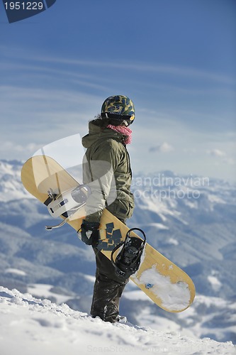 Image of snowboarder portrait