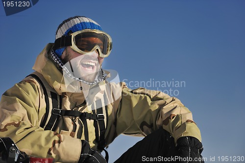 Image of snowboarder portrait