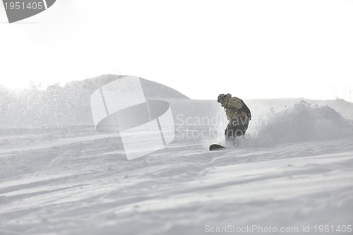 Image of freestyle snowboarder