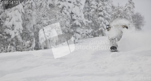 Image of freestyle snowboarder