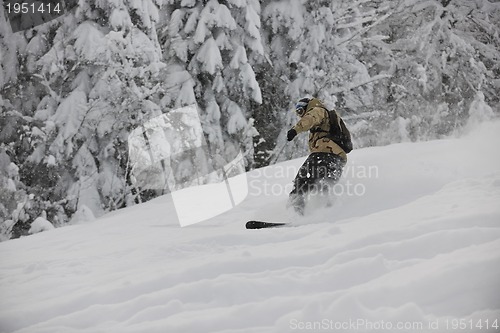 Image of freestyle snowboarder