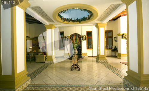 Image of classic hotel lobby