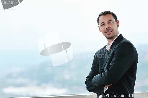Image of young business man portrait