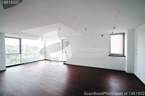 Image of empty big new apartment