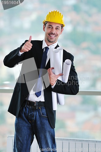 Image of young architect portrait