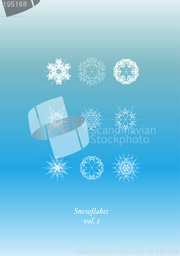 Image of Snowflakes Icon Set
