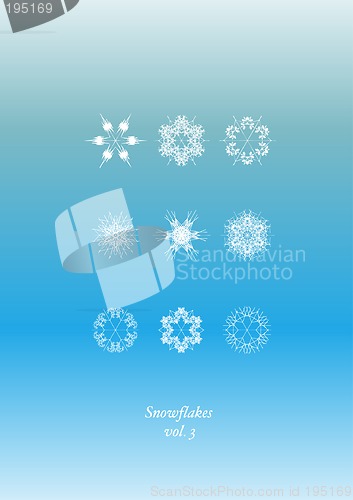 Image of Snowflakes Icon Set