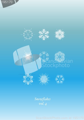 Image of Snowflakes Icon Set