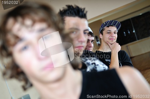 Image of teen  group