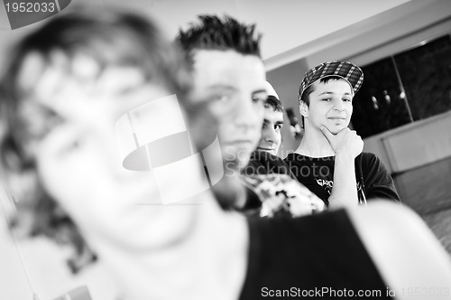 Image of teen  group