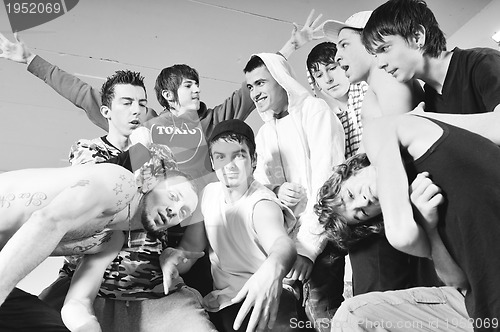 Image of teen group