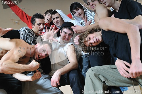 Image of teen group