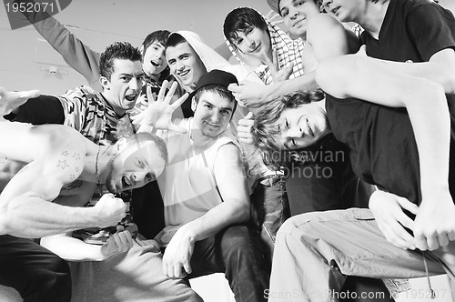 Image of teen group