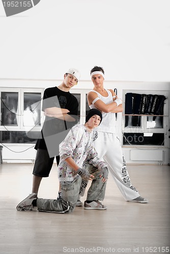 Image of break dancers team