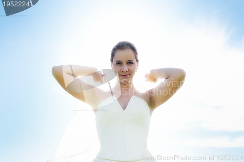 Image of bride outdoor