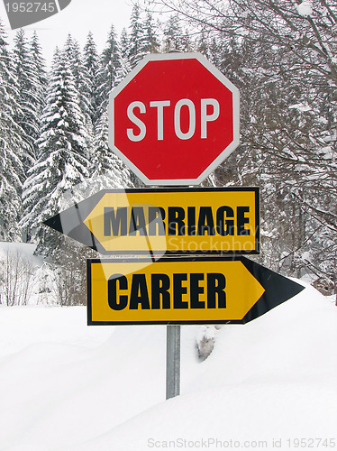 Image of marriage or career? question is now !