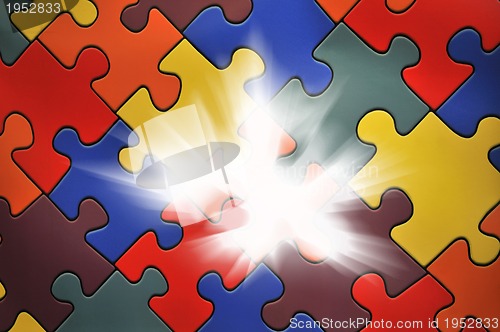 Image of Puzzle plane - one piece missing