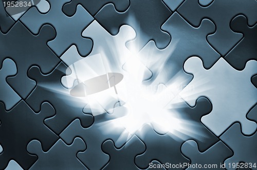 Image of Puzzle plane - one piece missing