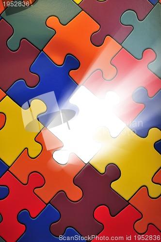 Image of Puzzle plane - one piece missing