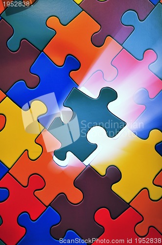 Image of Puzzle plane - one piece missing