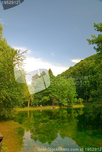 Image of lake in pure nature