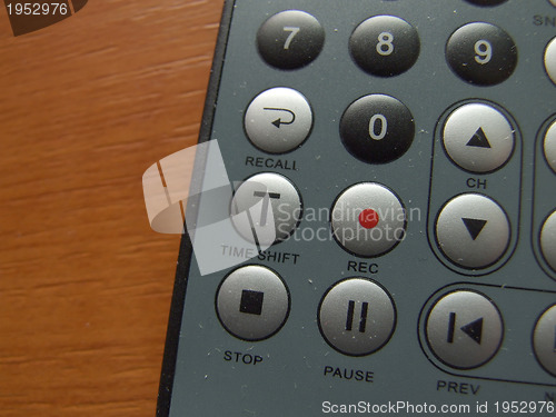 Image of thin remote closeup