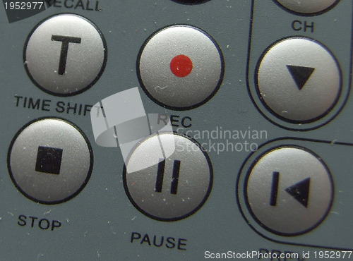 Image of thin remote closeup