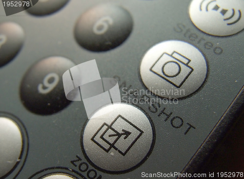 Image of thin remote closeup