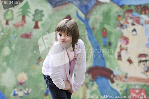 Image of happy girl outdoor