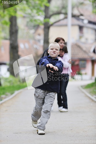 Image of young family outdoor