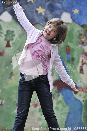 Image of happy girl outdoor