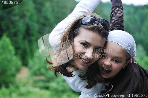 Image of happy family outdoor