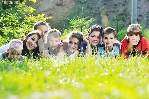 Image of child group outdoor