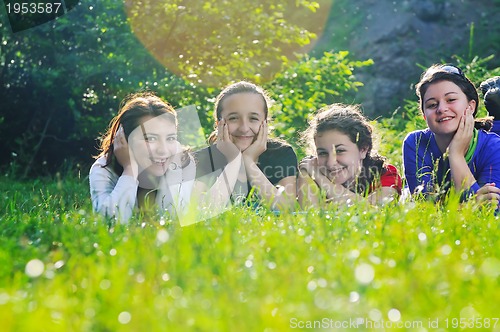 Image of child group outdoor