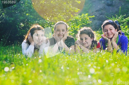 Image of child group outdoor