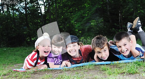 Image of child group outdoor