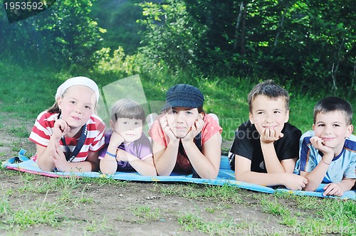 Image of child group outdoor