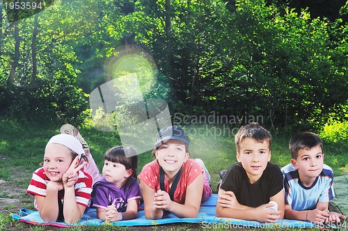 Image of child group outdoor