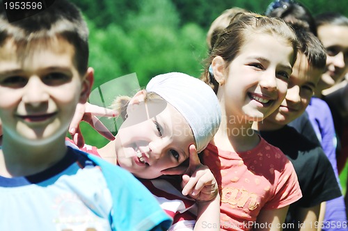 Image of child group outdoor