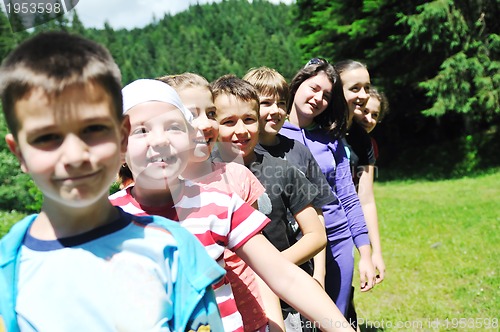 Image of child group outdoor