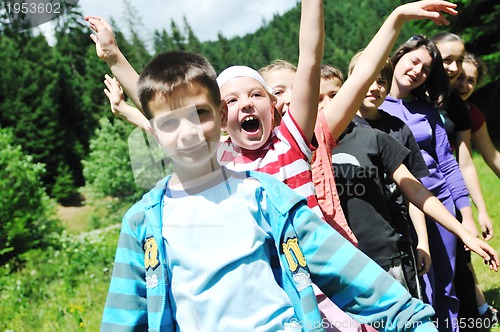 Image of child group outdoor