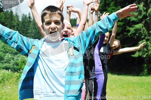 Image of child group outdoor