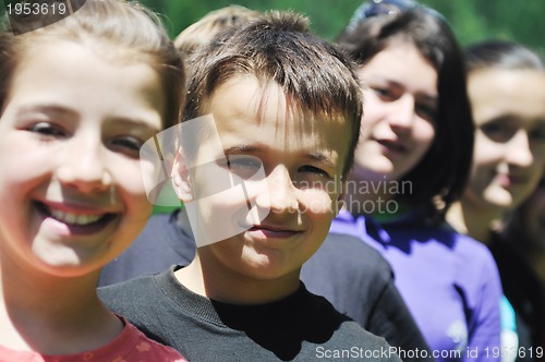 Image of child group outdoor