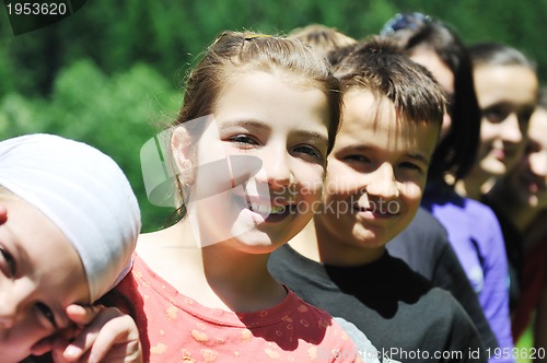 Image of child group outdoor