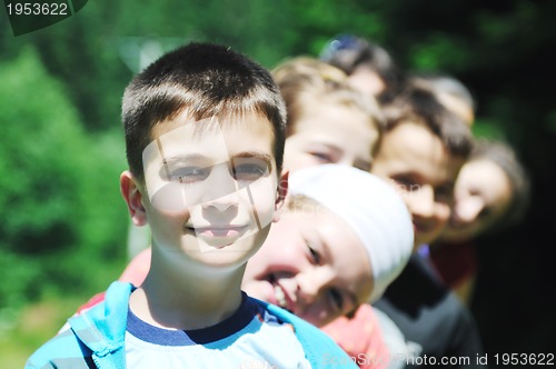 Image of child group outdoor