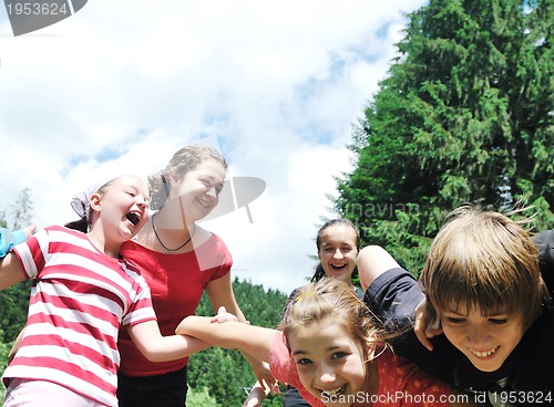 Image of child group outdoor