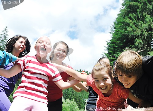 Image of child group outdoor